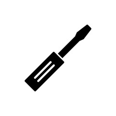 Screwdriver icon vector.tools sign and symbol