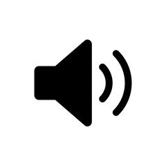Speaker icon vector. volume sign and symbol. loudspeaker icon. sound symbol