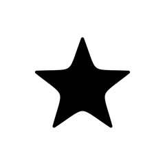 Star icon vector. rating sign and symbol. favourite star icon