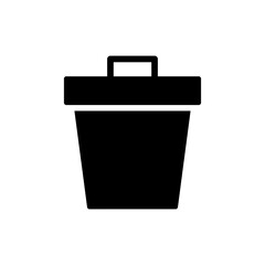 Trash icon vector. trash can icon. delete sign and symbol.
