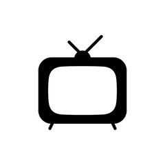 Tv icon vector. television sign and symbol