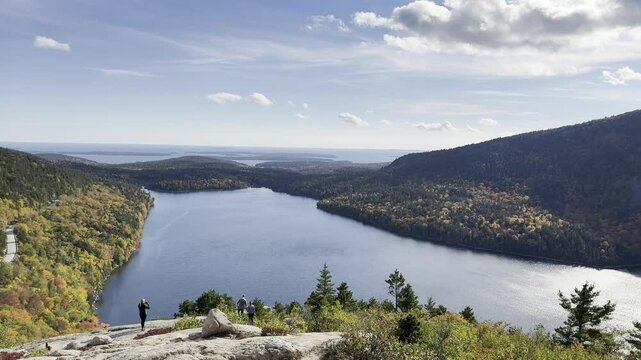 lake in maine near the coast