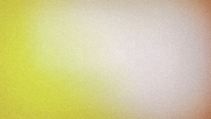 Abstract gradient featuring soft yellow, white, and hints of brown with a grainy texture, ideal for use in backgrounds, wallpapers, and design templates