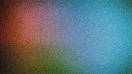 Vibrant abstract gradient blending blue, green, and red hues with a grainy texture, perfect for creative backgrounds, modern templates, and digital wallpapers