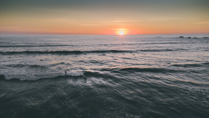 Obraz premium sunset over the sea