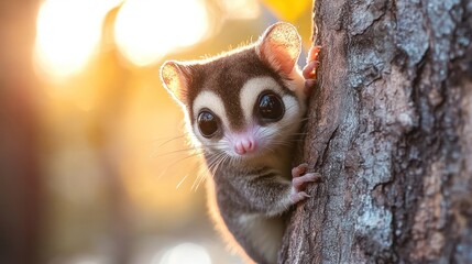 Naklejka premium Adorable Sugar Glider