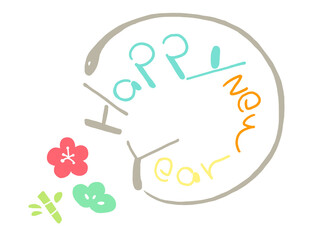 Happy New Year ロゴ