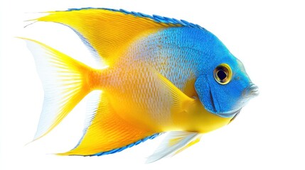 Yellow and Blue Angelfish