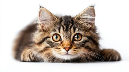 Obraz premium Cute Kitten with Big Eyes