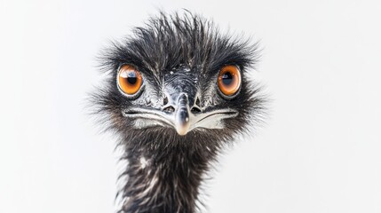 Emu Close Up Portrait