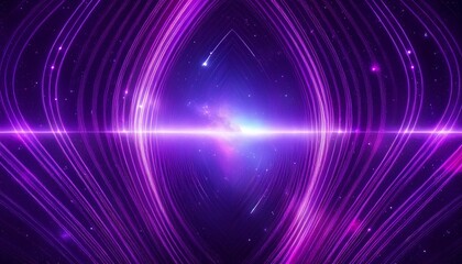 creative glowing purple space background