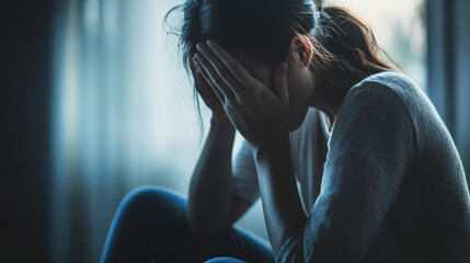 Sad Woman, Depression, Grief, Loneliness, Despair