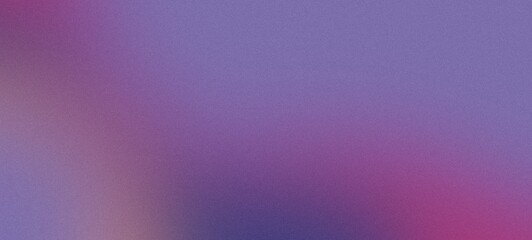 Obraz premium Abstract background with pink, lilac, purple gradient, grain, grunge noise, spots, website banner design, copy space