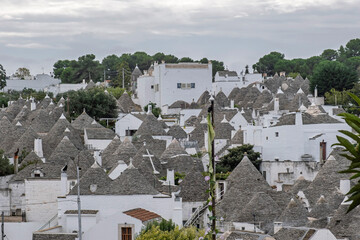 Trulli Häuser in Alberobello, Apulien, Italien