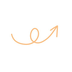Obraz premium Looping Up Arrow