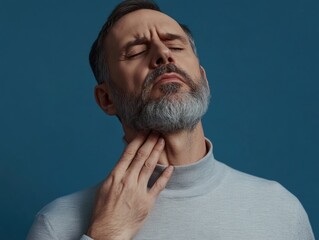 Fototapeta premium Serious Man with Beard