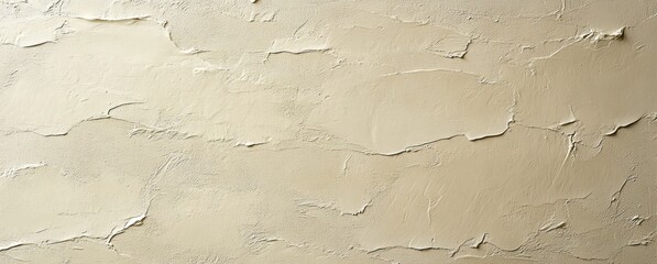 Beige textured rough plaster wall with grainy surface and natural imperfections