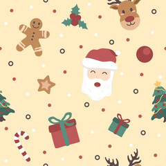 Christmas Ornament Vector Pattern Design