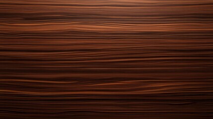 Smooth, Rich Brown Wooden Texture with Flowing Grain Patterns, Ideal for Invoking Warmth and Elegance in Interior Designs and Creative Projects
