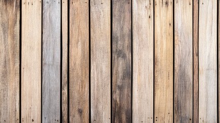 Textured Wooden Plank Background Featuring Various Shades and Patterns Perfect for Rustic, Vintage, or Nature-Themed Designs and Decorations