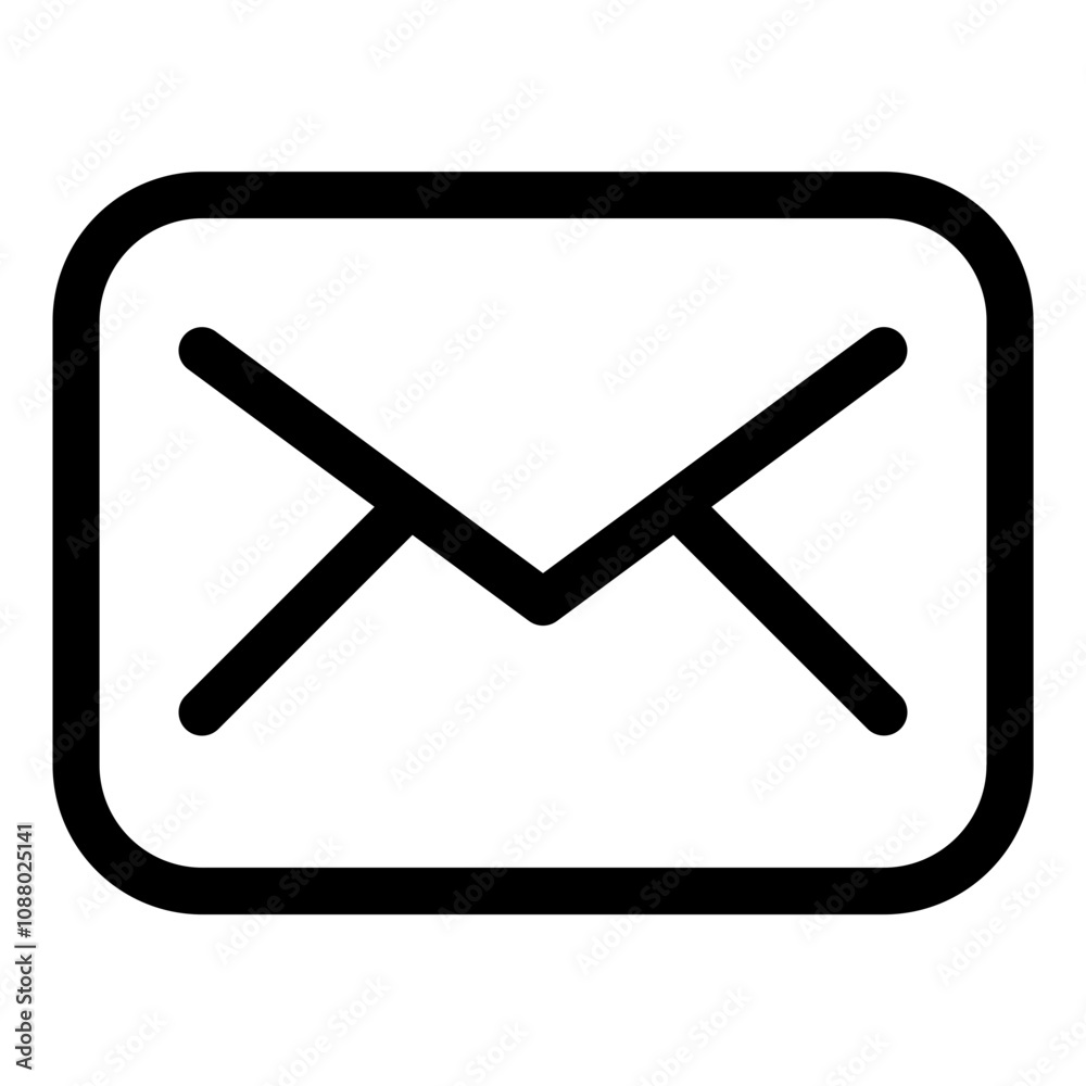 Poster envelope icon, email message icon - Mail icon button sign, notification new message icons button