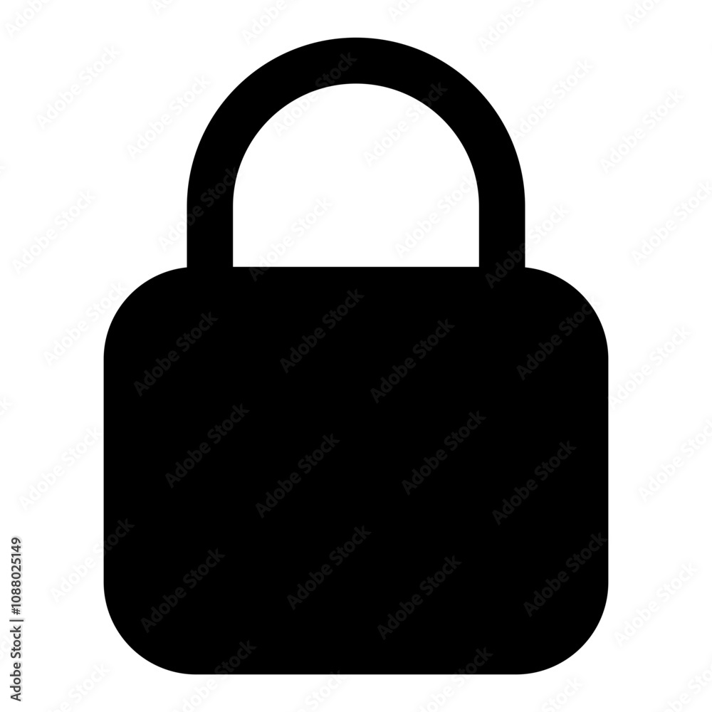 Aufkleber Lock icon . privacy icon , secure private security icons - padlock icon button - Keyhole icon, Door key hole button. web vector icon