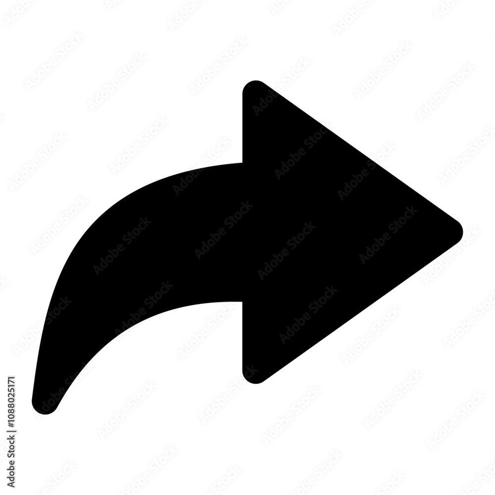 Poster Share icon set. Arrow symbol, Reply send forward icons button. Send message icon