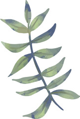 colorful illustration of flower petals and leaf clip art for background, wallpaper, card design