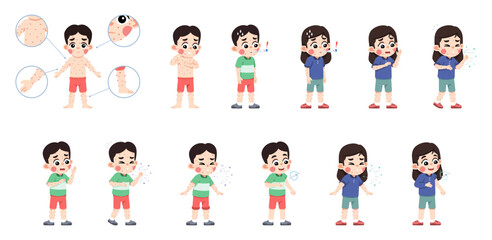 Kids with Chicken Pox