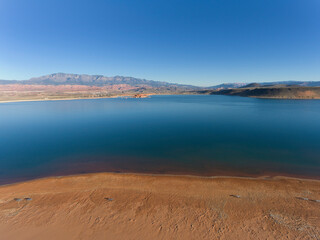 Sand Hollow, Utah, beach, lake with rocks, nature, blue, recreation