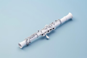Fototapeta premium An oboe, 3D Rendering, isometric, icon isolated on soft background