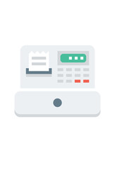 cash register icon for purchase and sale
