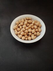 Snack, flour coated peanuts