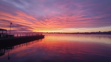 A beautiful morning, featuring soft golden sunlight gently illuminating the sky, with serene landscapes of dew-covered grass, blooming flowers, and the peaceful ambiance of the early hours.