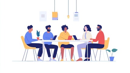 Diverse Team Meeting