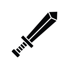 sword icon vector design template simple and clean
