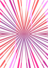 The background image is in pink tones, using shapes to arrange. Composition with gradation used for graphics