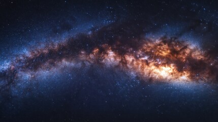 Fototapeta premium Milky Way Galaxy in Night Sky