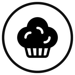 Editable muffin, cupcake, cake vector icon. Bakery, cooking, food. Part of a big icon set family. Perfect for web and app interfaces, presentations, infographics, etc