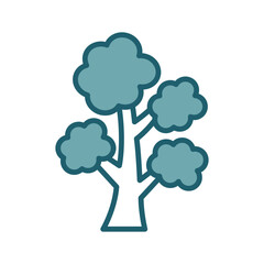 tree icon vector design template simple and clean