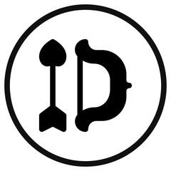 Editable cupid arrow vector icon. Wedding, valentine, love, celebration. Part of a big icon set family. Perfect for web and app interfaces, presentations, infographics, etc