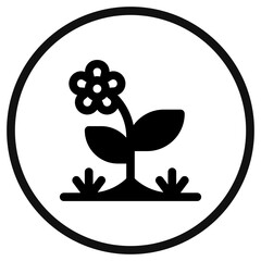 Editable flower vector icon. Gardening, landscaping, horticulture. Part of a big icon set family. Perfect for web and app interfaces, presentations, infographics, etc