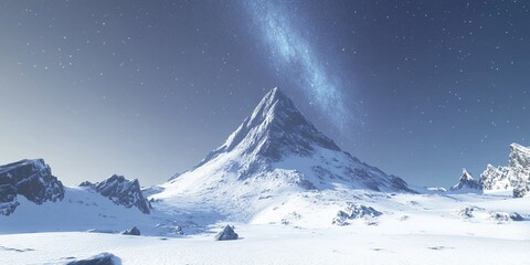 winter mountain landscape