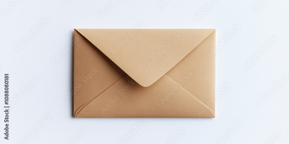 Aufkleber Create an envelope mail isolated on a white background.