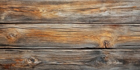 Fototapeta premium Aged rustic wooden texture in natural color, without any paint.