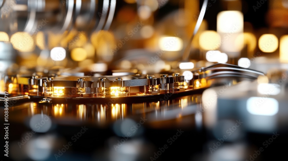 Poster a detailed close-up of a quantum computing quantum gate, illustrating qubit manipulation for quantum