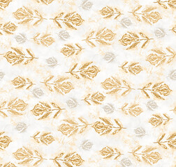Indian Traditional Batik And Ajrakh Partern Ready to Print