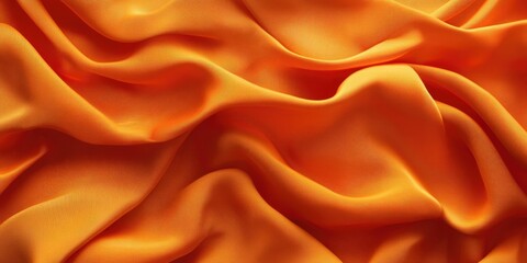 Fototapeta premium Orange fabric texture background