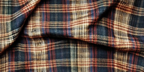 Tartan fabric texture is useful as a background.