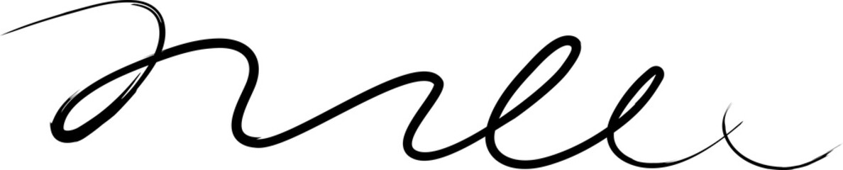 Spiral and swirl brush strokes. Design decoration